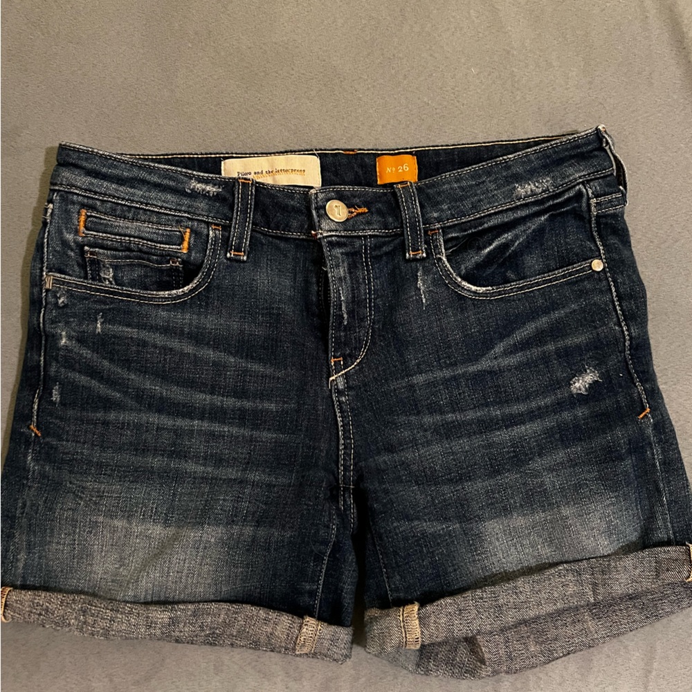 Jean shorts from pilcro at Anthropologie